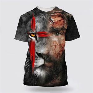 Jesus And Lion All Over Print 3D…