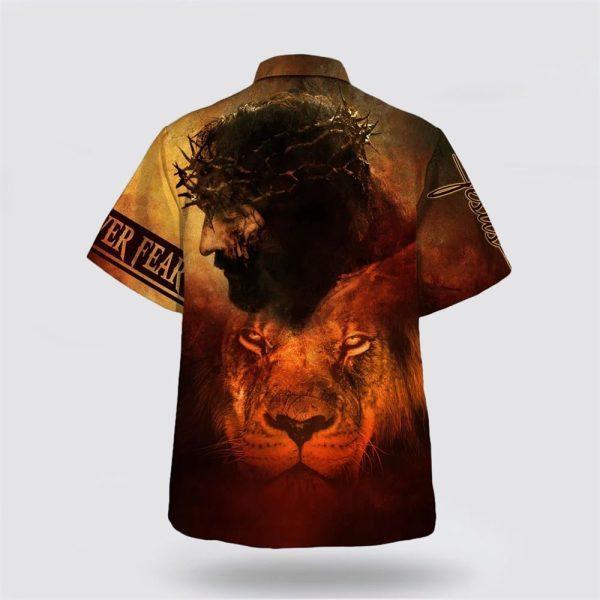 Jesus And Lion Hawaiian Shirt – Gifts For Christians