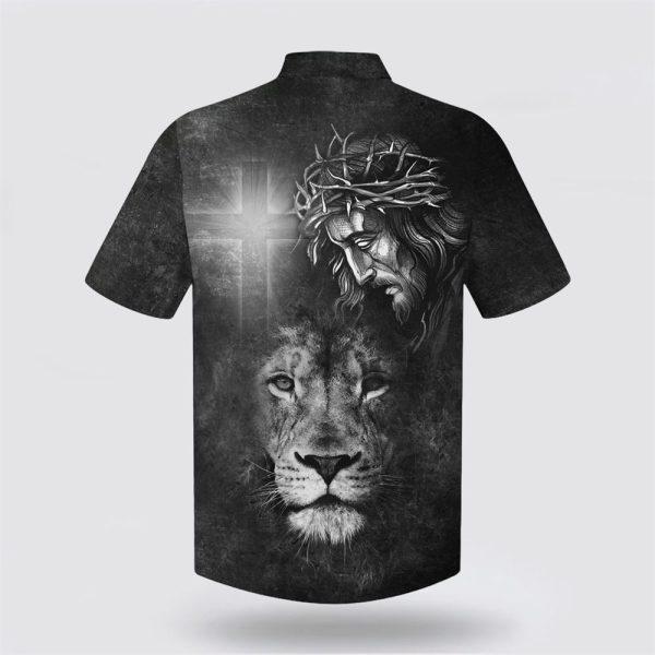 Jesus And Lion Hawaiian Shirts – Gifts For Christians