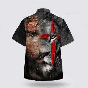 Jesus And Lion King Hawaiian Shirts Gifts For Christians 2 twukk8.jpg