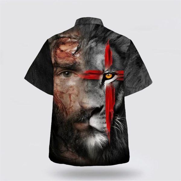 Jesus And Lion King Hawaiian Shirts – Gifts For Christians