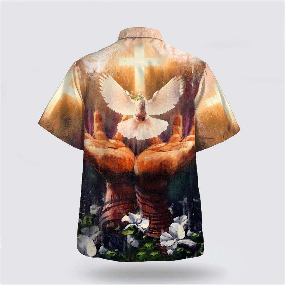 Jesus Christ Hand Hold Dove Hawaiian Shirts For Men And Women – Gifts For Christians Jesus Christ Hand Hold Dove Hawaiian Shirts For Men And Women – Gifts For Christians
