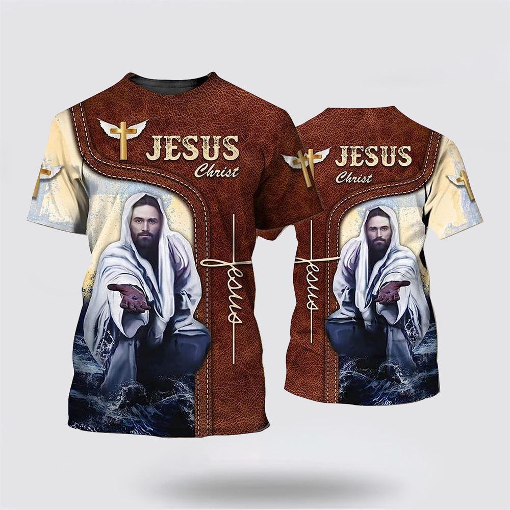 Jesus Christ Hand Of God All Over Print 3D T Shirt – Gifts For Christians