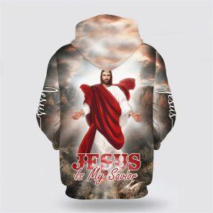 Jesus Christ Is My Savior Hoodie Jesus Is Coming All Over Print 3D Hoodie Gifts For Christian Families 2 mimnmb.jpg