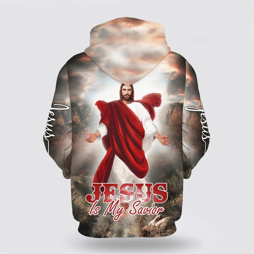 Jesus Christ Is My Savior Hoodie Jesus Is Coming All Over Print 3D Hoodie – Gifts For Christian Families