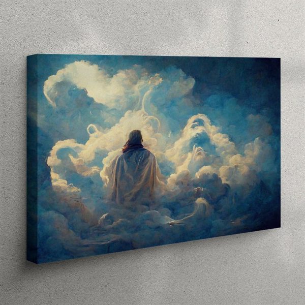 Jesus Christ Look Canvas Prints – Christian Wall Art – Christian Home Decor
