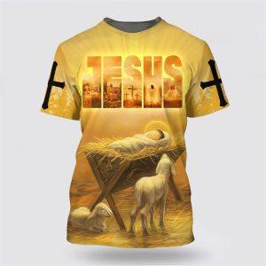 Jesus Christ Manger All Over Print 3D T Shirt Gifts For Christians 1 hg7nco.jpg
