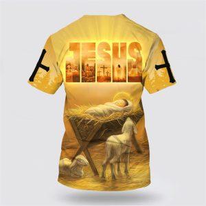 Jesus Christ Manger All Over Print 3D T Shirt Gifts For Christians 2 jm539i.jpg