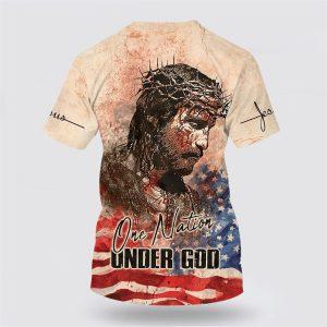 Jesus Christ One Nation Under God All Over Print 3D T Shirt Gifts For Christians 2 aggndf.jpg