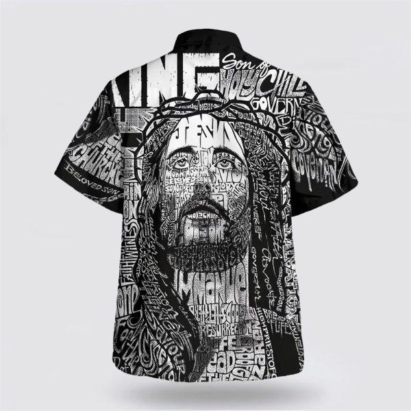 Jesus Christ Portrait Hawaiian Shirt – Gifts For Christians