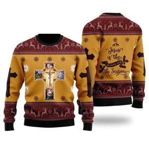 Jesus Christmas Ugly Christmas Sweater For Men…