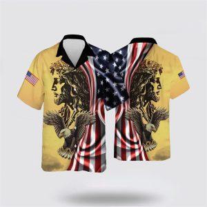 Jesus Eagle American Flag Pattern Hawaiian Shirt Gifts For Christians 1 p3yorx.jpg