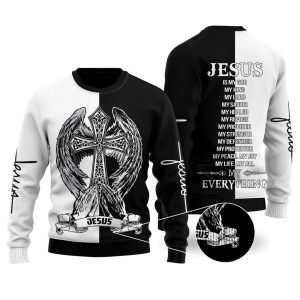 Jesus Easter Ugly Christmas Sweater For Men…