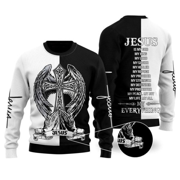 Jesus Easter Ugly Christmas Sweater For Men & Women – Gifts For Christians