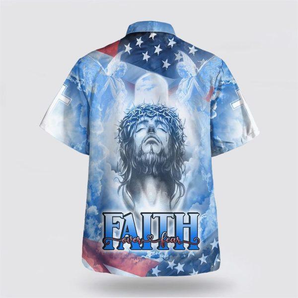 Jesus Faith Over Fear Hawaiian Shirts For Men And Women – Gifts For Christians