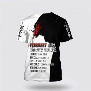 Jesus February Girl God Say You Are…