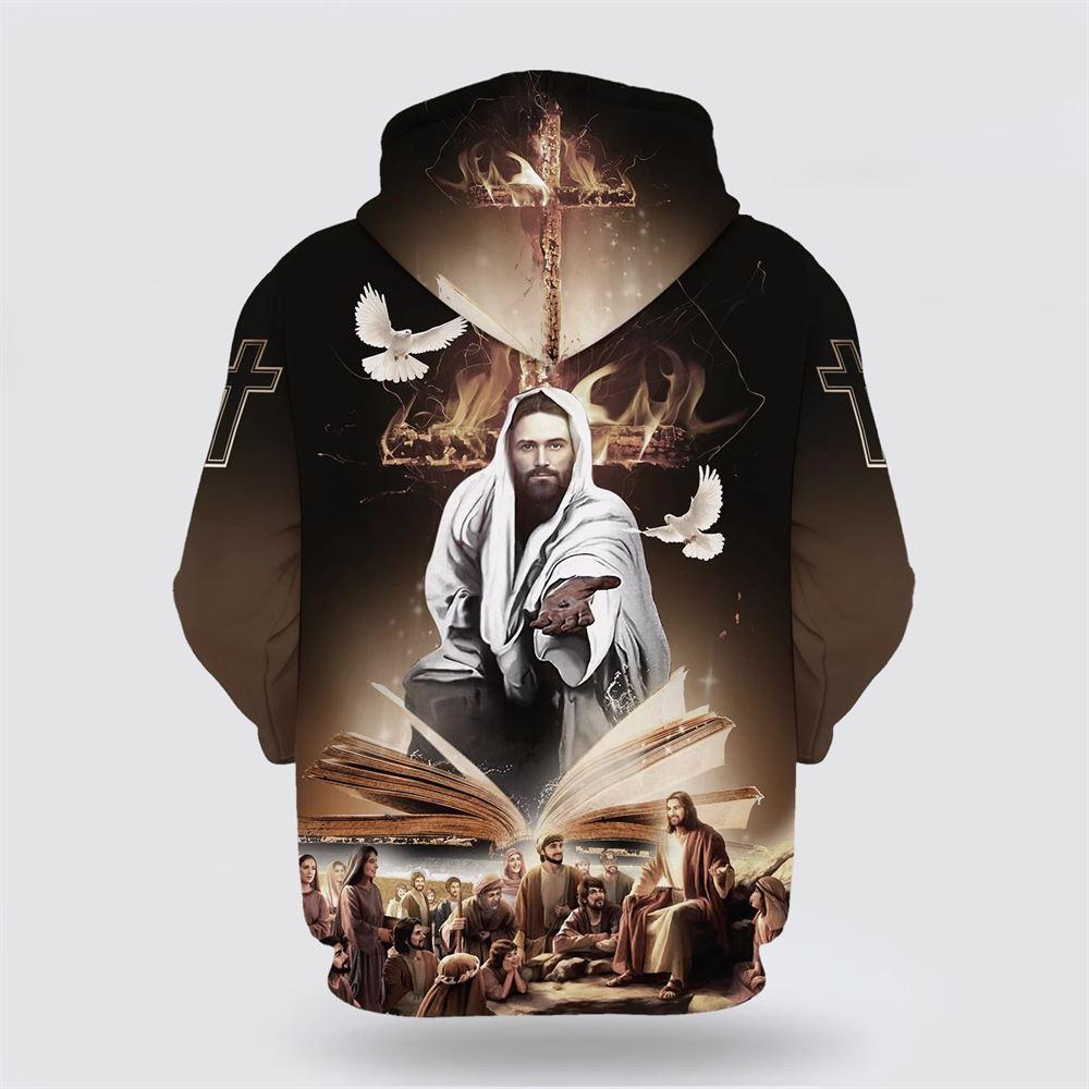 Jesus God Bible And Dove Hoodies Jesus All Over Print 3D Hoodie – Gifts For Christian Families Jesus God Bible And Dove Hoodies Jesus All Over Print 3D Hoodie – Gifts For Christian Families