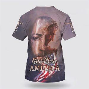 Jesus God Bless American Flag Patriotic All Over Print 3D T Shirt Gifts For Christian Friends 2 sirpzj.jpg