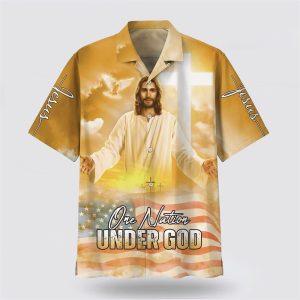 Jesus Greets You Hawaiian Shirt Gifts For Christians 1 df1kat.jpg