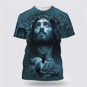 Jesus Hands Nail Shirts I May Not Be Perfect But Jesus Thinks Im To Die For All Over Print 3D T Shirt Gifts For Christian 1 vgb5vt.jpg