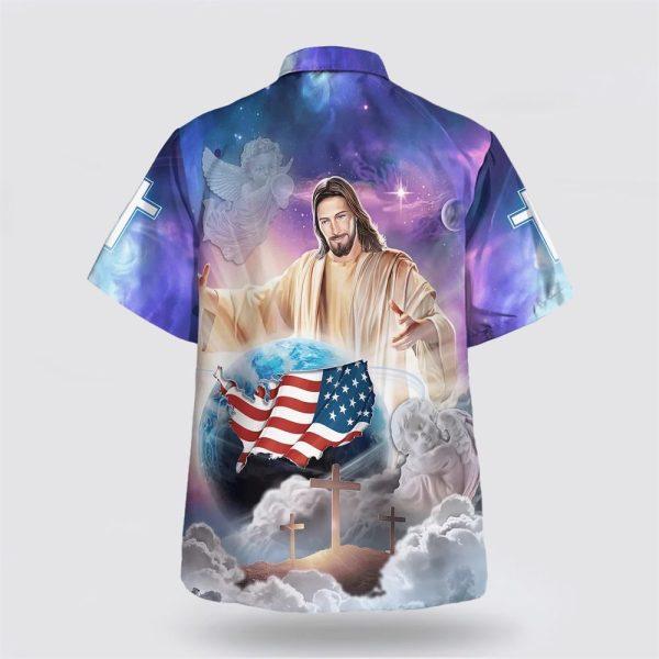 Jesus Holding Earth Hawaiian Shirts – Gifts For Christians