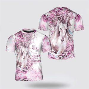 Jesus Horse Girl All Over Print 3D…