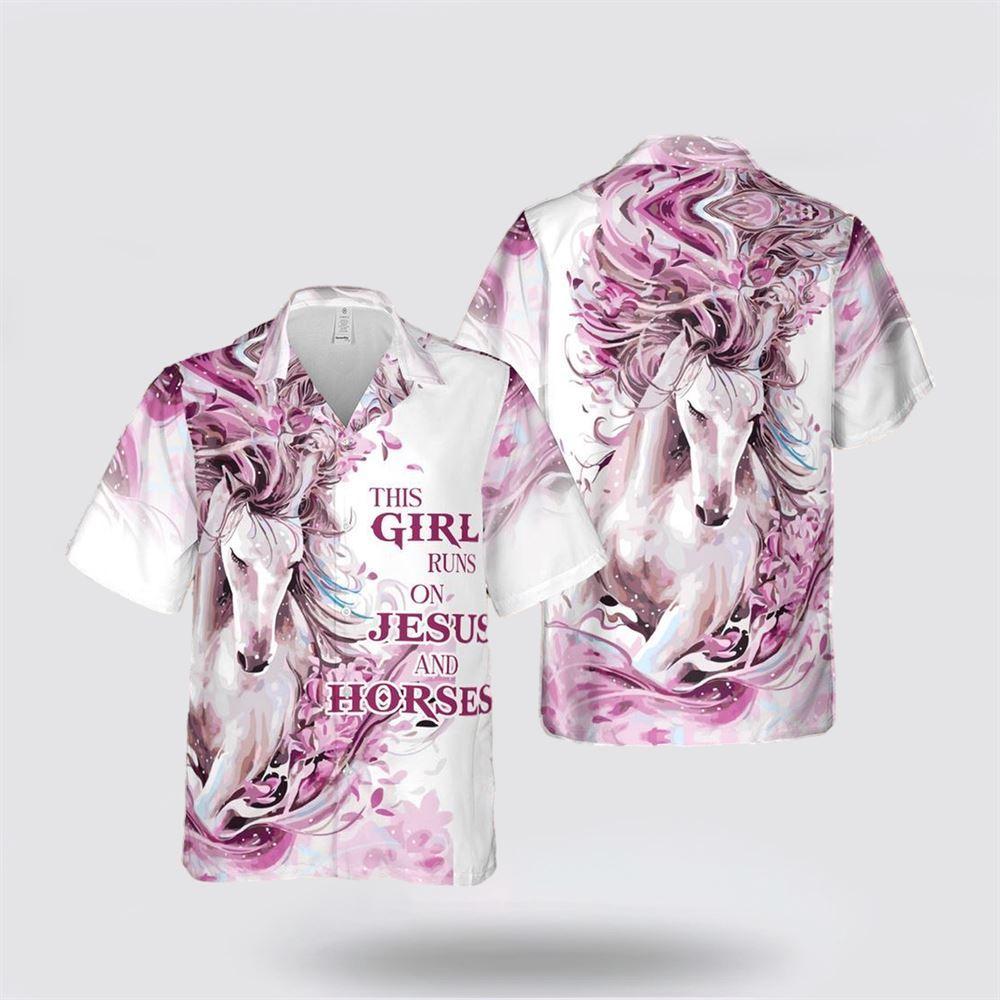 Jesus Horse Girl Hawaiian Shirts – Gifts For Christians Jesus Horse Girl Hawaiian Shirts – Gifts For Christians
