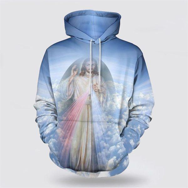 Jesus I Trust In You All Over Print 3D Hoodie – Gifts For Christian Families