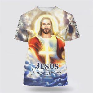 Jesus In Heaven Jesus Is My Savior All Over Print 3D T Shirt Gifts For Christian Friends 1 iajmr1.jpg