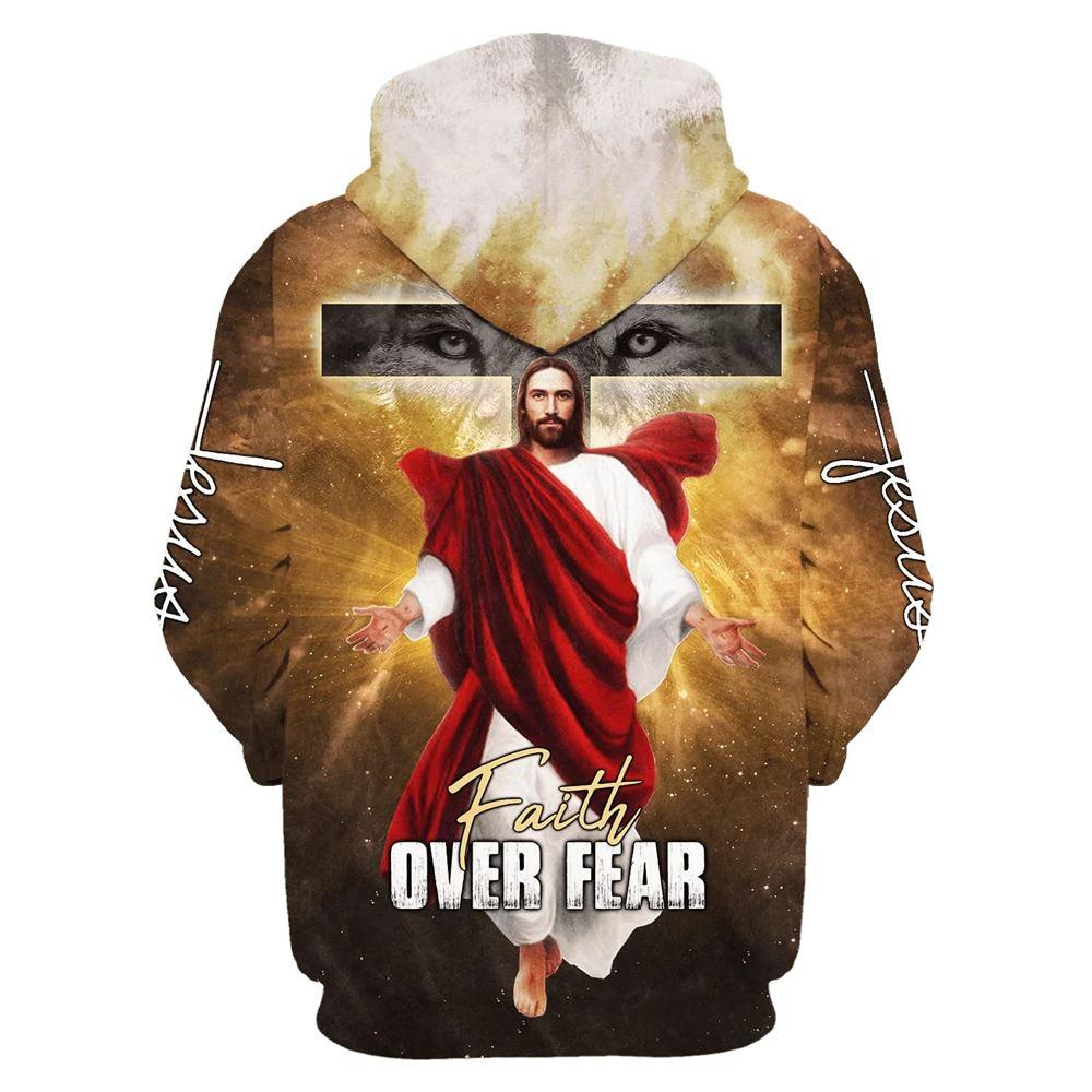 Jesus Is Coming Soon Faith Over Fear All Over Print 3D Hoodie – Gifts For Christian Families Jesus Is Coming Soon Faith Over Fear All Over Print 3D Hoodie – Gifts For Christian Families