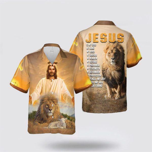Jesus Is My God Hawaiian Shirts – Gifts For Christians