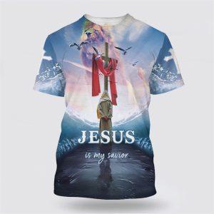 Jesus Is My Savior All Over Print 3D T Shirt Gifts For Christian Couples 1 ayzosn.jpg