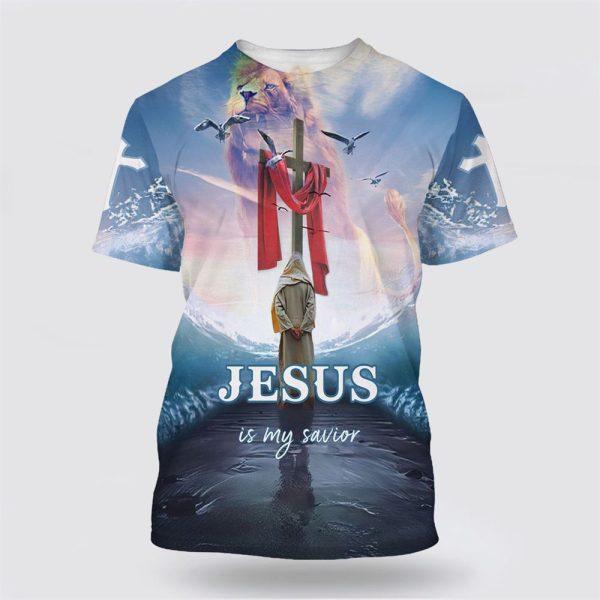 Jesus Is My Savior All Over Print 3D T Shirt – Gifts For Christian Couples