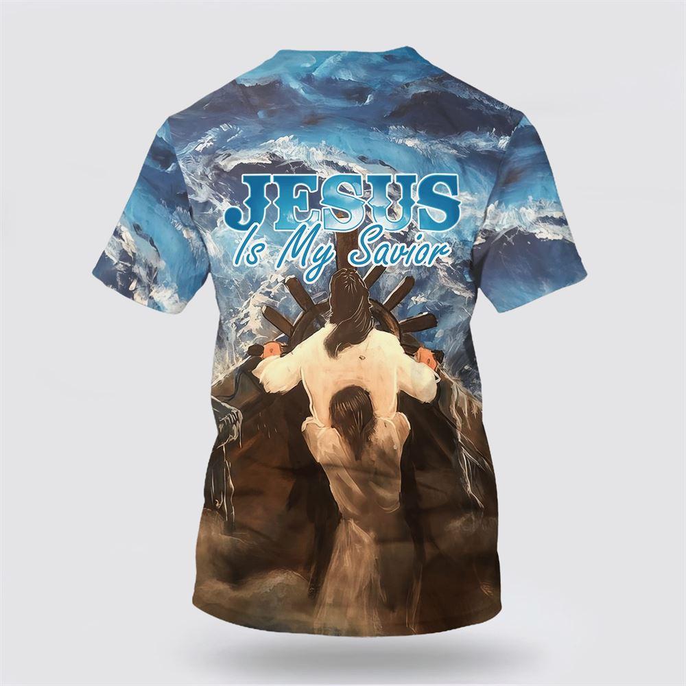 Jesus Is My Savior All Over Print 3D T Shirt – Gifts For Christian Friends