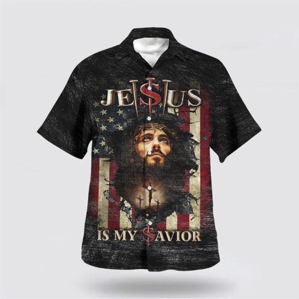 Jesus Is My Savior American Hawaiian Shirt – Gifts For People Who Love Jesus