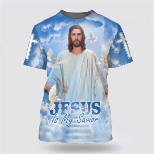 Jesus Is My Savior Christian Cross Dove All Over Print 3D T Shirt Gifts For Christian Friends 1 gzbb1t.jpg