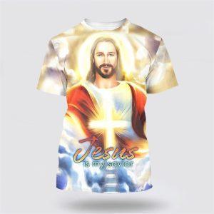 Jesus Is My Savior Cross All Over Print 3D T Shirt Gifts For Christians 1 asx7lv.jpg