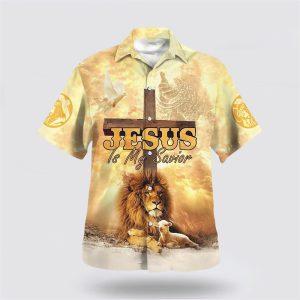 Jesus Is My Savior Cross Christian Hawaiian Shirt Gifts For People Who Love Jesus 1 ksdtsh.jpg
