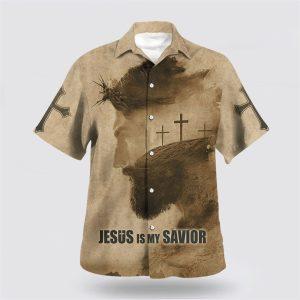 Jesus Is My Savior Cross Hawaiian Shirts…