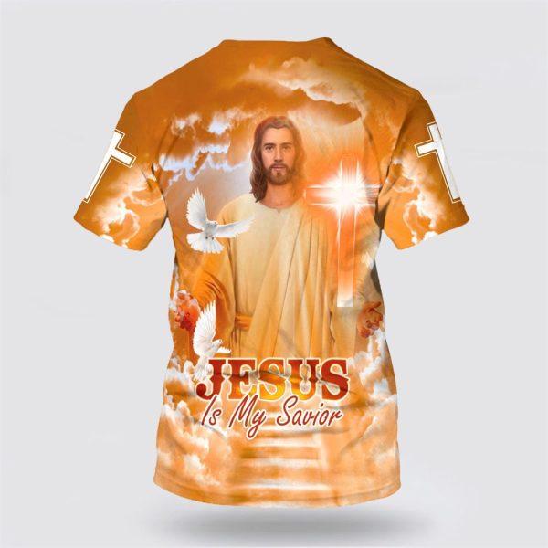 Jesus Is My Savior Dove All Over Print 3D T Shirt – Gifts For Christian Friends