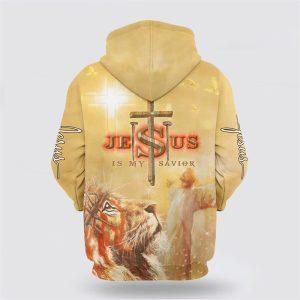 Jesus Is My Savior Jesus And Lion All Over Print 3D Hoodie Gifts For Christian Families 2 iprg6v.jpg
