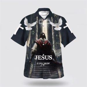 Jesus Is My Savior Jesus Go To Heaven Hawaiian Shirts Gifts For People Who Love Jesus 1 lrspes.jpg