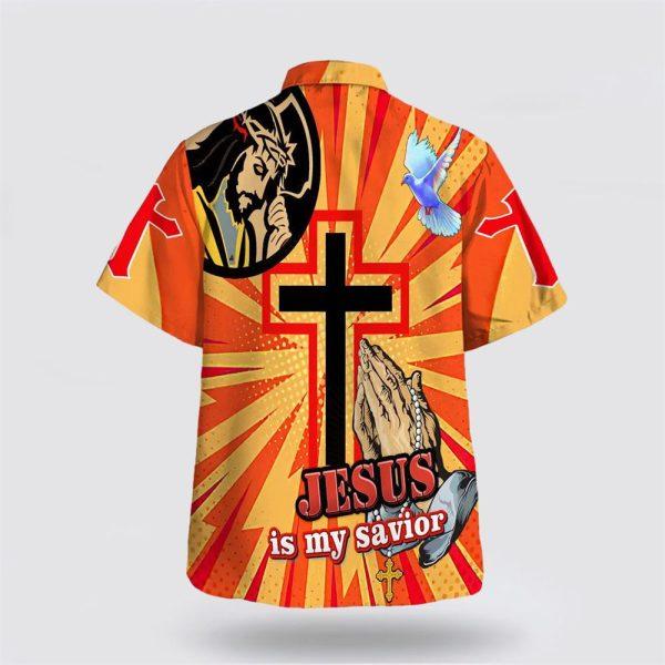 Jesus Is My Savior Jesus Pray Cross Hawaiian Shirts – Gifts For People Who Love Jesus