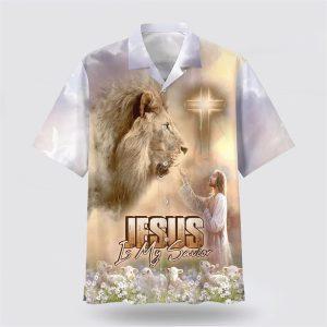 Jesus Is My Savior Lion Hawaiian Shirt…