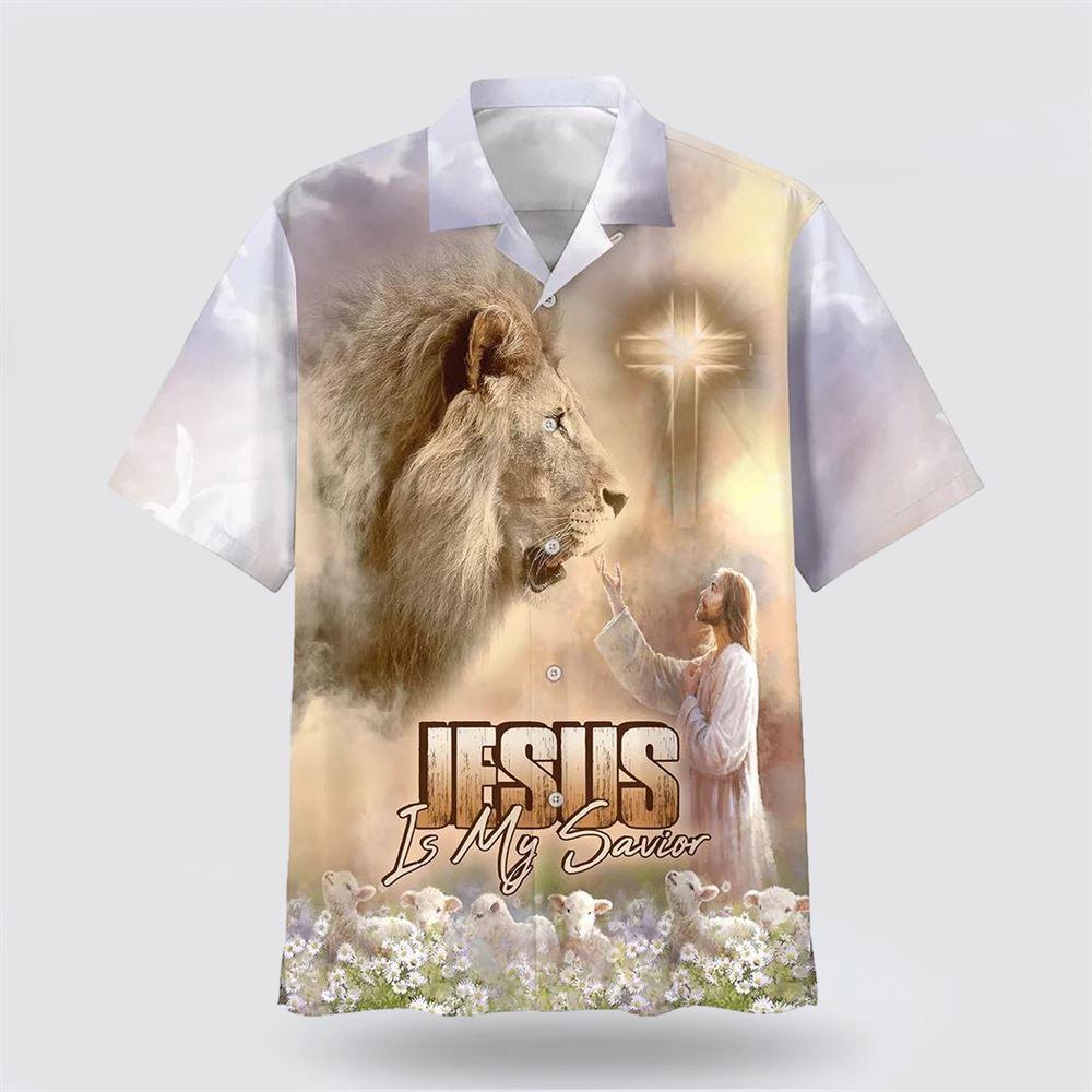 Jesus Is My Savior Lion Hawaiian Shirt – Gifts For People Who Love Jesus Jesus Is My Savior Lion Hawaiian Shirt – Gifts For People Who Love Jesus