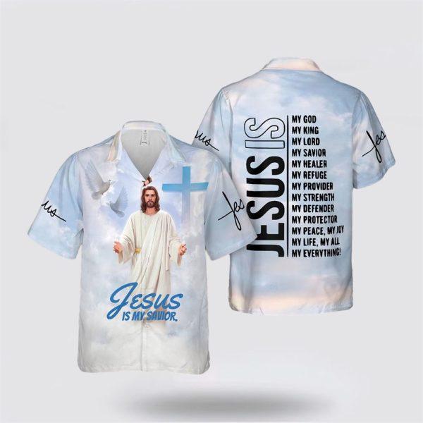 Jesus Is My Savior Peace Hawaiian Shirts – Gifts For People Who Love Jesus