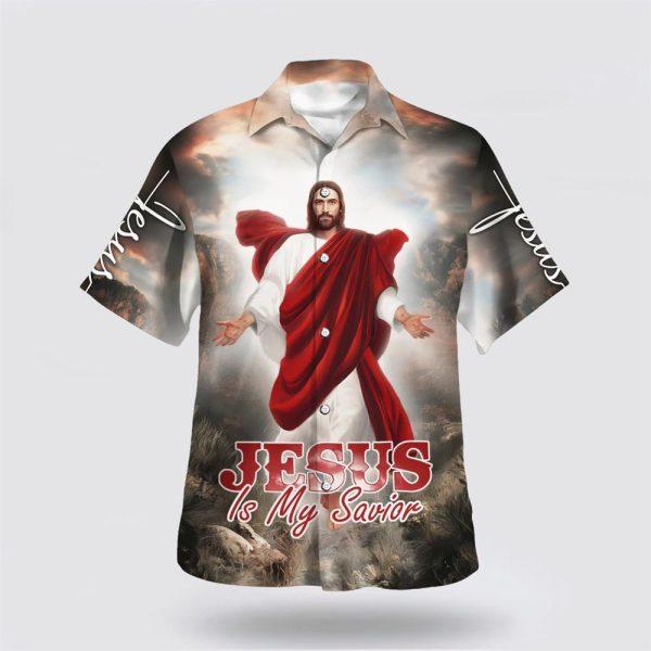 Jesus Is My Savior Put Out His Hand Hawaiian Shirt – Gifts For People Who Love Jesus