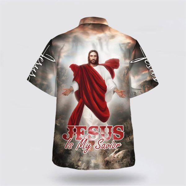 Jesus Is My Savior Put Out His Hand Hawaiian Shirt – Gifts For People Who Love Jesus