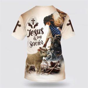 Jesus Is My Savior Shirts Crucified Christ And Lamb All Over Print 3D T Shirt Gifts For Christian Friends 2 rg5ixb.jpg