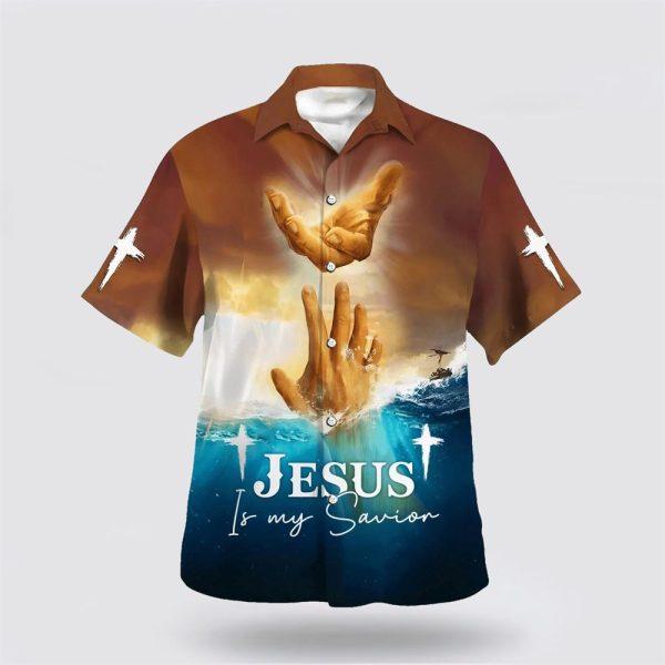 Jesus Is My Savior Take My Hand God Hawaiian Shirts – Gifts For People Who Love Jesus
